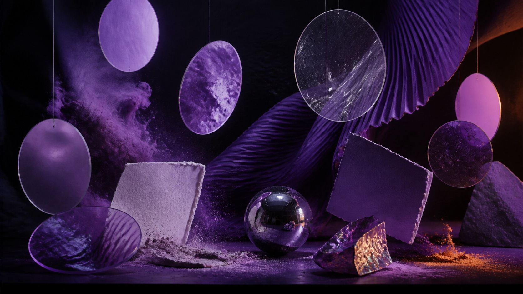 Abstract Til6 editorial still life representing music, movement and shared culture